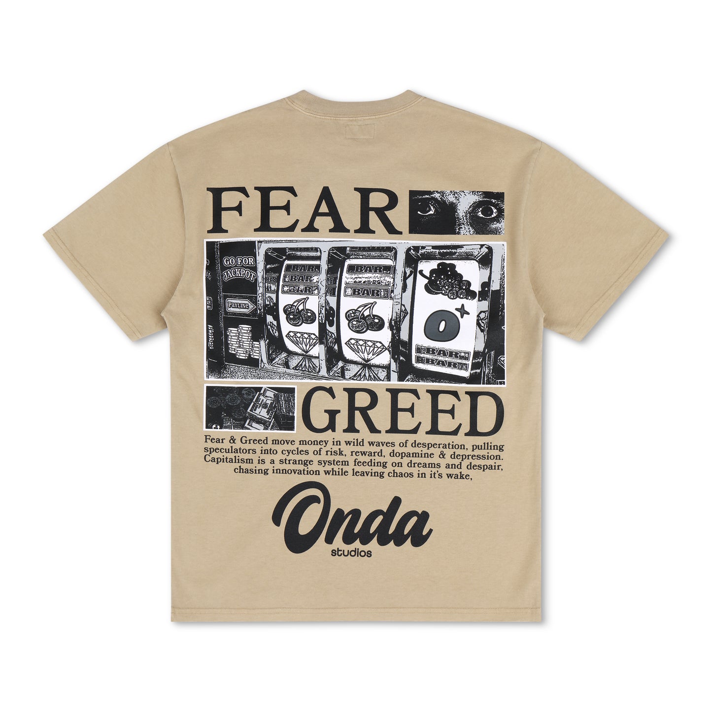 Roulette Tee (Sand)