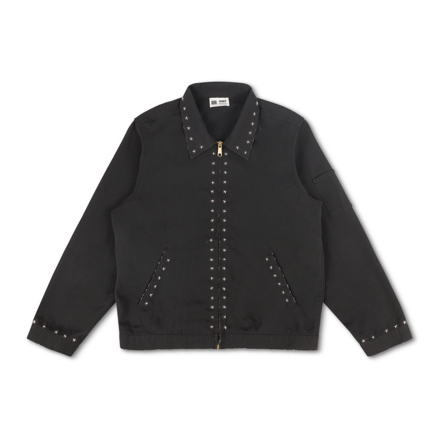Studded Work Jacket (Black)