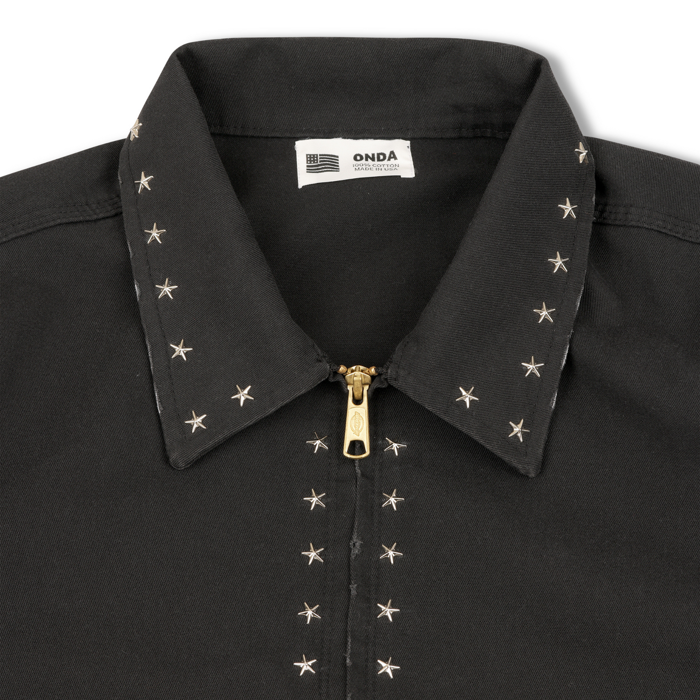 Studded Work Jacket (Black)