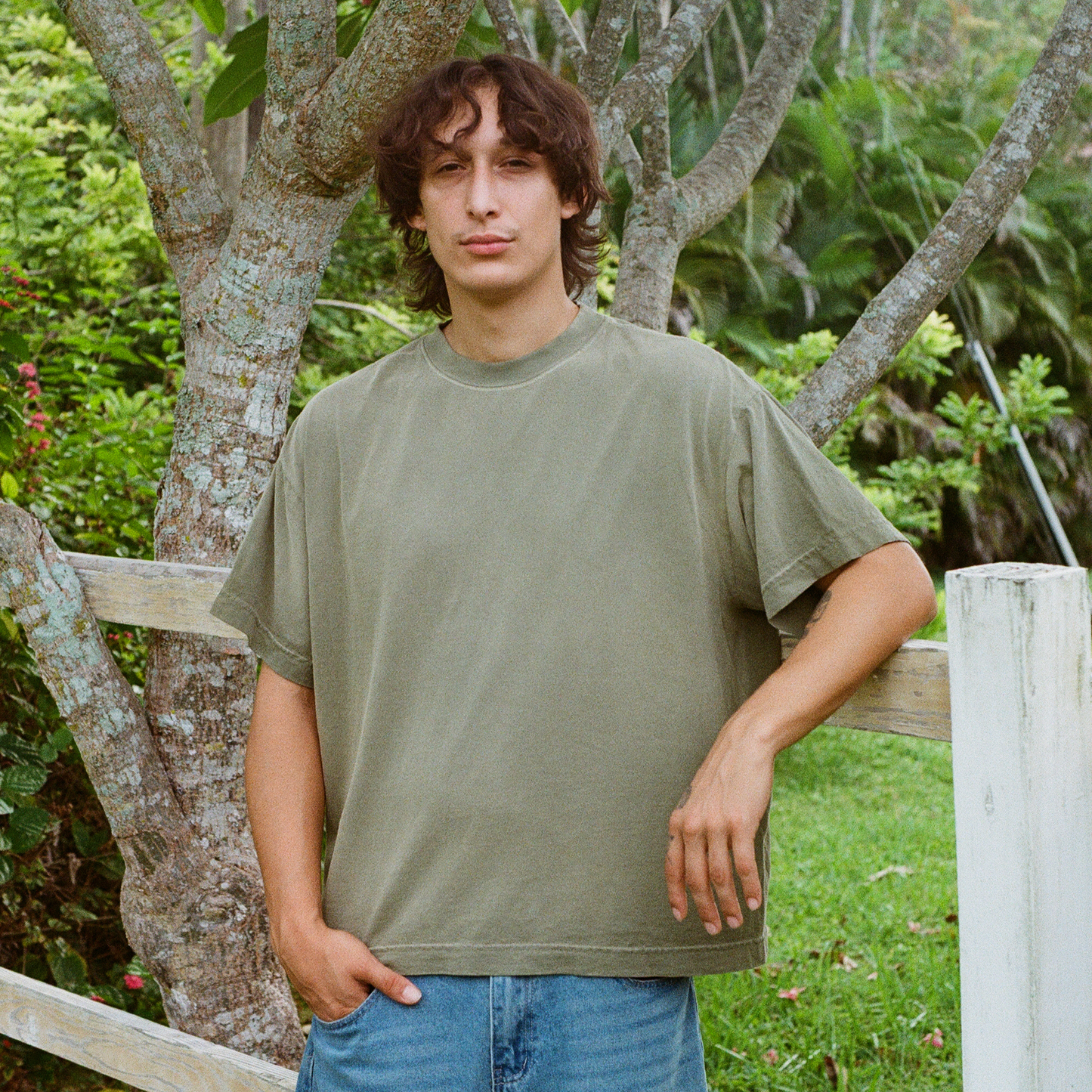 Sun-Faded Tee (Sage)