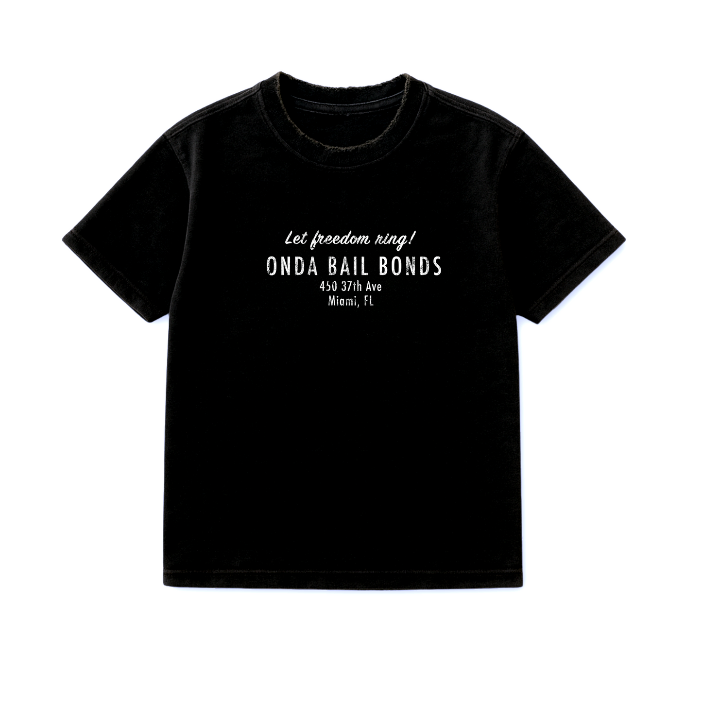 Bail Bonds Tee (Cropped)