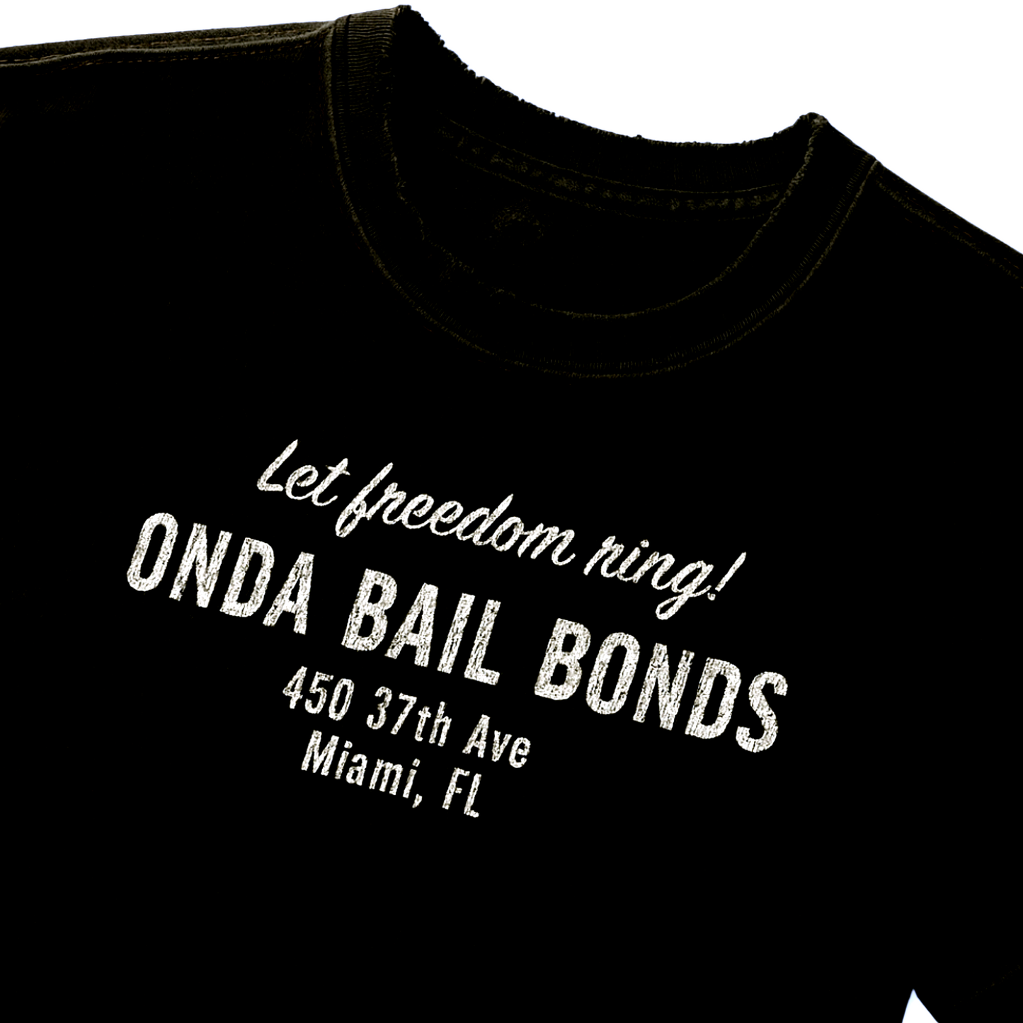 Bail Bonds Tee (Cropped)