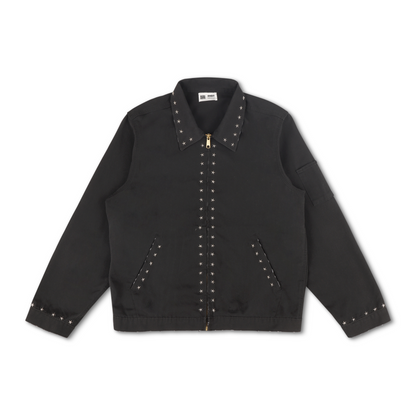 Studded Work Jacket (Black)