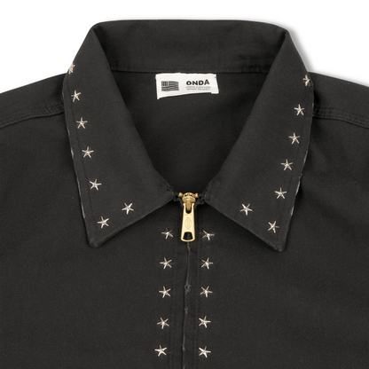 Studded Work Jacket (Black)