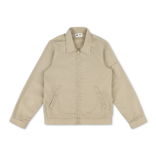 Studded Work Jacket (Sand)