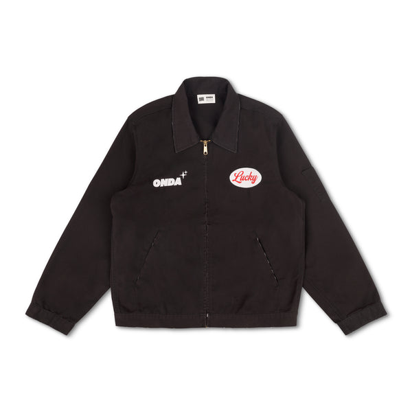 レ*ュ様 TATTOOING WORK JACKET Lurking Class by Sketchy Tank Crawl Flash Brown Work Jacket | Zumiez