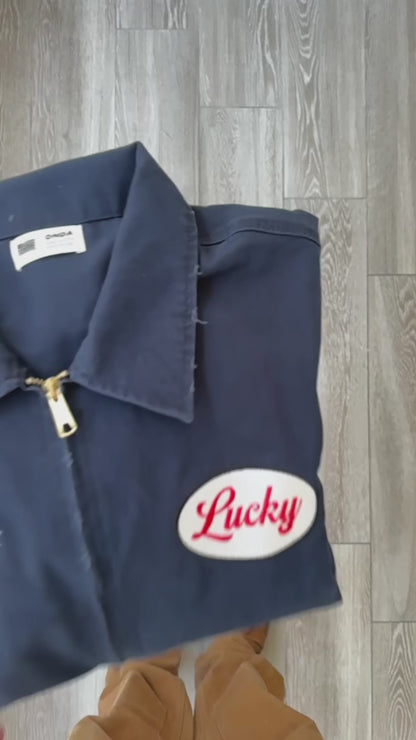 "Lucky" Work Jacket (Navy)